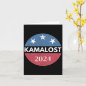 Kamalost Kamala Verloren 2024 Verkiezing Trump Gew Kaart (Gele Bloem)