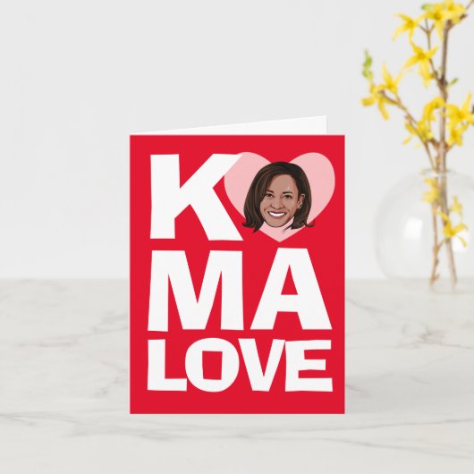 KamaLove Valentijn Kaart (Gele Bloem)