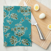 Kamaole Hawaii Tropical Floral Kitchen Towel Theedoek (Quarter Fold)