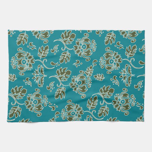 Kamaole Hawaii Tropical Floral Kitchen Towel Theedoek (Horizontaal)