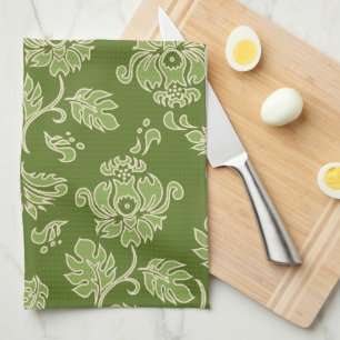 Kamaole Hawaii Tropical Floral Kitchen Towel Theedoek