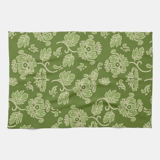 Kamaole Hawaii Tropical Floral Kitchen Towel Theedoek (Horizontaal)