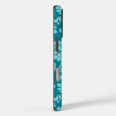 Kamaole Hawaiian Protea Tropische Bloemen Blauwgro Case-Mate iPhone Case (Achterkant / Rechts)