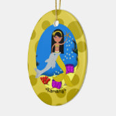 Kamaria Gold Mermaid Ornament (Links)