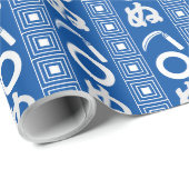 Kamawanu Edo-Style Graphic Pattern Cadeaupapier (Rol Hoek)