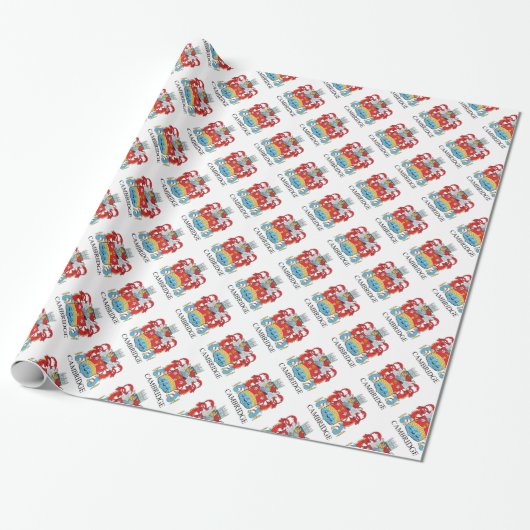Kambridewapen Cadeaupapier (Uitgerold)