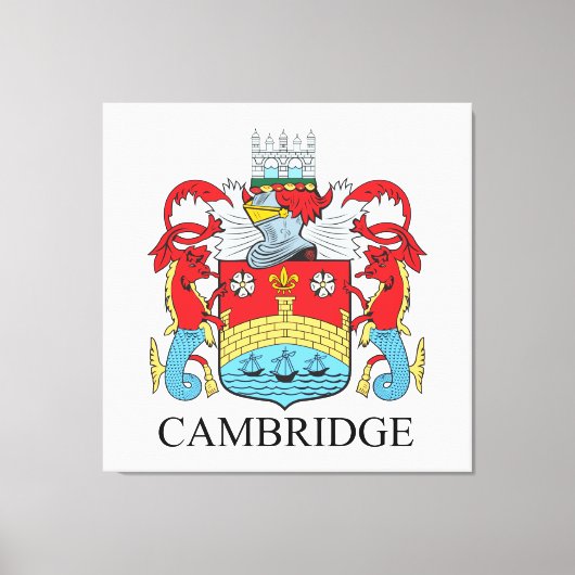 Kambridewapen Canvas Afdruk (Voorkant)