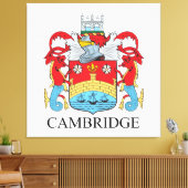 Kambridewapen Canvas Afdruk (Insitu (Woonkamer))