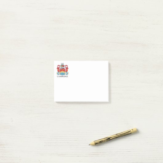 Kambridewapen Post-it® Notes (Op bureau)