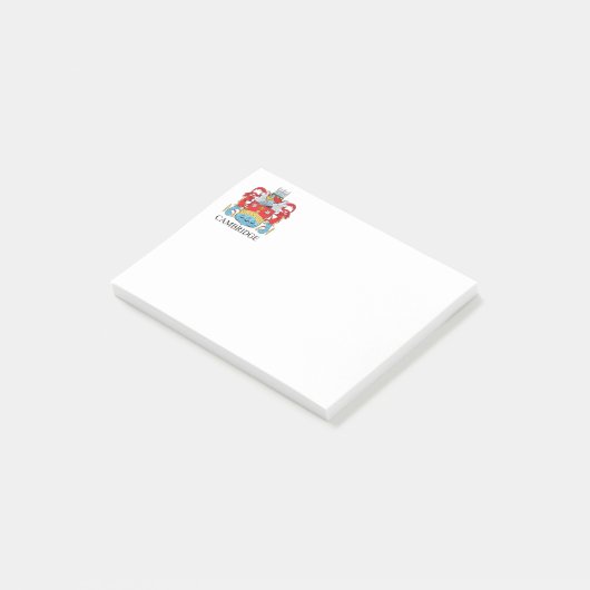 Kambridewapen Post-it® Notes (Schuin)