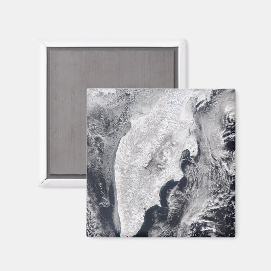 Kamchatka Peninsula, Oost-Rusland Magneet (Voorkant / Achterkant)