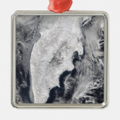 Kamchatka Peninsula, Oost-Rusland Metalen Ornament (Voorkant)