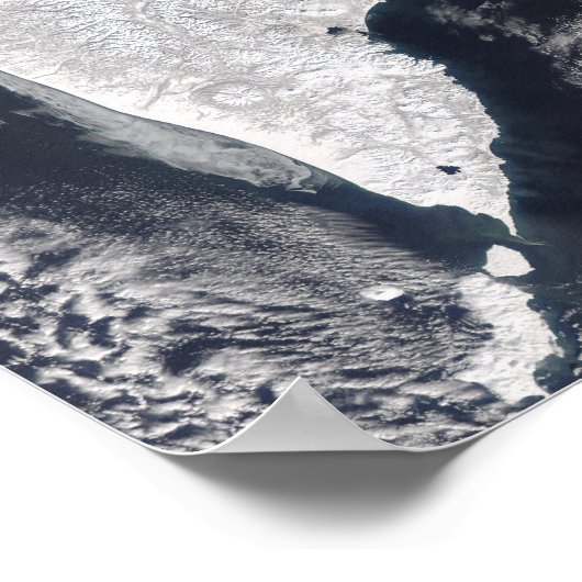 Kamchatka Peninsula, Oost-Rusland Poster (Hoek)