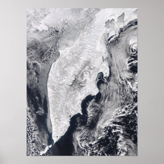 Kamchatka Peninsula, Oost-Rusland Poster (Voorkant)