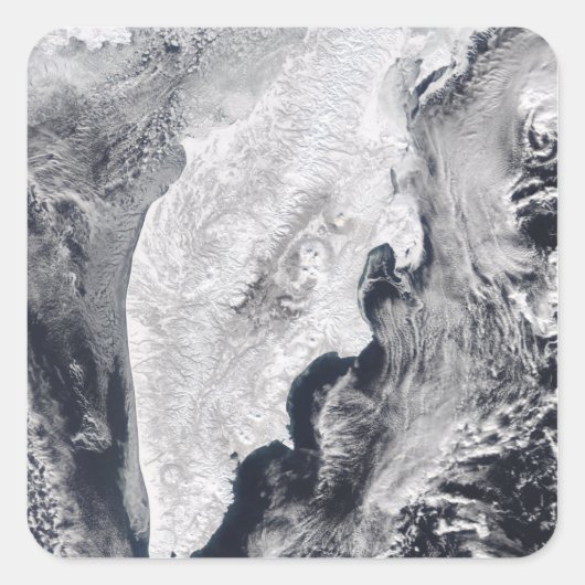 Kamchatka Peninsula, Oost-Rusland Vierkante Sticker (Voorkant)