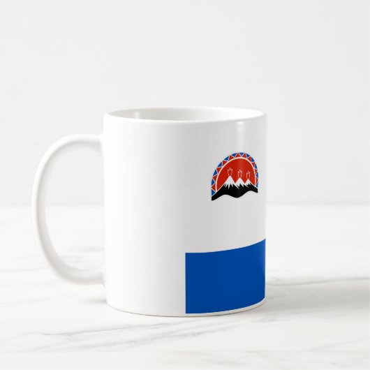 kamchatka vlag rusland - republiek regio koffiemok (Links)