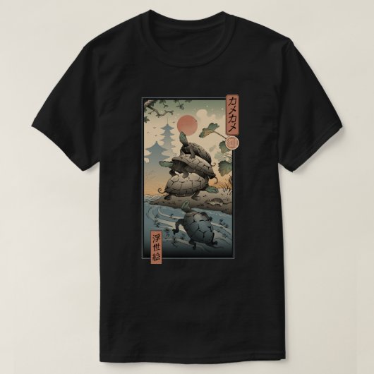 Kame Kame Ukiyoe T-shirt (Design voorkant)