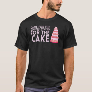 Kame voor de paar die voor de voor bride groom wor t-shirt