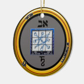 kamea saturn talisman keramisch ornament (Links)