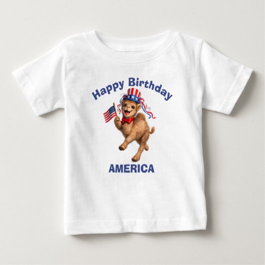 Kameel (5j) Patriottisch Kinder T-Shirt (Voorkant)