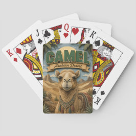 Kameel Arabische Woestijn POPCUT Pokerkaarten