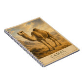 Kameel Arabische Woestijn VINTAGE Notitieboek (Rechterzijde)