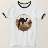 Kameel avontuur in de woestijn t-shirt (Design voorkant)