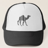 Kameel Bar Code Patroon Trucker Pet (Voorkant)