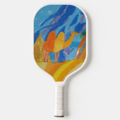 Kameel bij Piramides Pickleball Paddle (Achterkant)