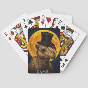 Kameel Boven Hoed Gotische Surrealist Pokerkaarten