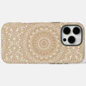 Kameel Bruin Mandala Patroon Ontwerp Case-Mate iPhone Case (Achterkant (horizontaal))