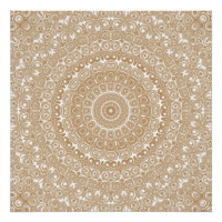 Kameel Bruin Mandala Patroon Ontwerp