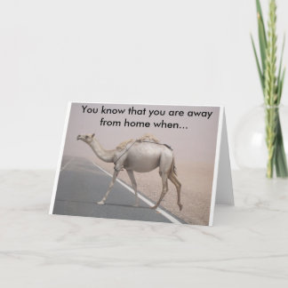 Kameel c feestdagen kaart