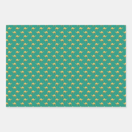 Kameel Dier Arabisch Inpakpapier Vel (Voorkant 3)