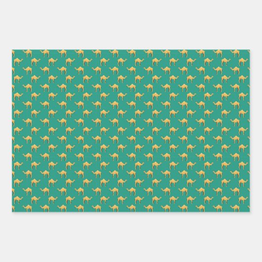 Kameel Dier Arabisch Inpakpapier Vel (Voorkant)