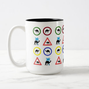 Kameel Dromedaris Koffiemok Tweekleurige Koffiemok