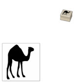 Kameel een bult woestijn silhouet heet klimaat rubberstempel (Gestempeld)