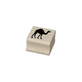 Kameel een bult woestijn silhouet heet klimaat rubberstempel (Stempel)