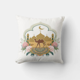 Kameel en moskee harmonie kussen