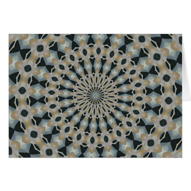Kameel en Teal Kaleidoscoop (Voorkant Horizontaal)
