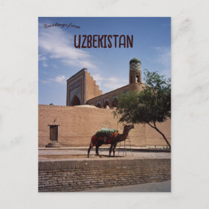 Kameel in Khiva Oezbekistan Briefkaart