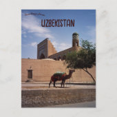 Kameel in Khiva Oezbekistan Briefkaart (Voorkant)