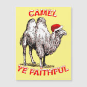 Kameel Je Getrouwe Leuke Punt Vakantie Ontwerp (Voorkant)