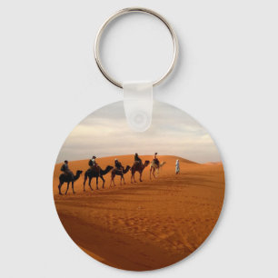 Kameel karavaan woestijn mooi landschap sleutelhanger