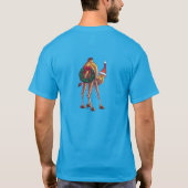 Kameel Kerstmis T-shirt (Achterkant)
