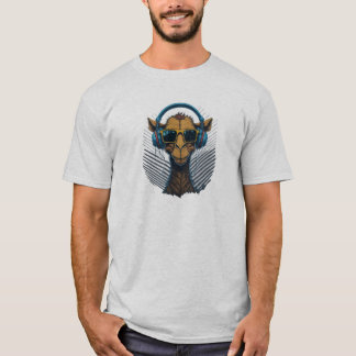 Kameel met zonnebril T-shirt
