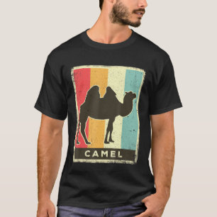 kameel retro Poster dier T-shirt