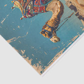 kameel retro woestijn decoupage tissuepapier (Detail)