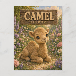 Kameel Schattig Baby Verhaalboek Nursery Dier Briefkaart
