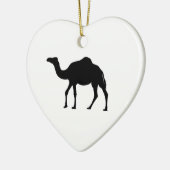 kameel Silhouet Keramisch Ornament (Links)